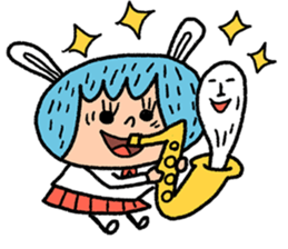 Go for it! Wind music sticker #5742551