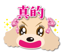 Tsundere Toy poodle Taiwan ver. sticker #5742579