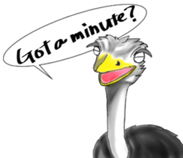 ostrich-Sticker2 sticker #5743089