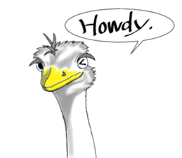 ostrich-Sticker2 sticker #5743091