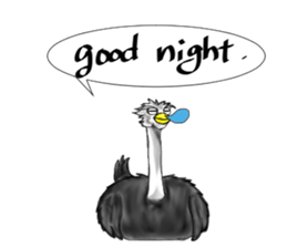 ostrich-Sticker2 sticker #5743105