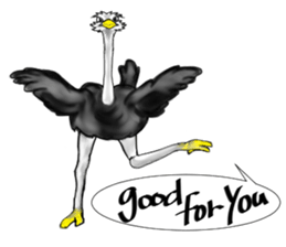 ostrich-Sticker2 sticker #5743107