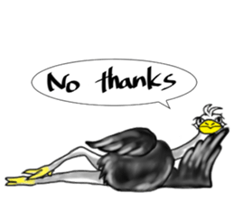 ostrich-Sticker2 sticker #5743108