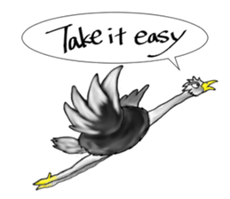 ostrich-Sticker2 sticker #5743111