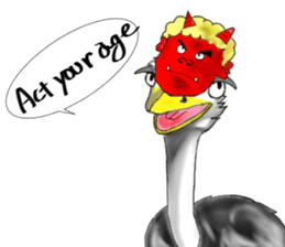 ostrich-Sticker2 sticker #5743113