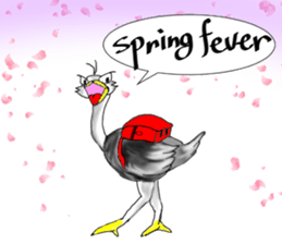 ostrich-Sticker2 sticker #5743115