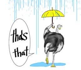 ostrich-Sticker2 sticker #5743117