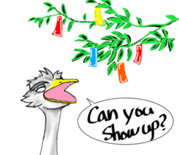 ostrich-Sticker2 sticker #5743118