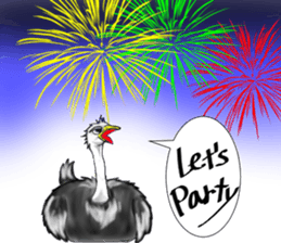 ostrich-Sticker2 sticker #5743119