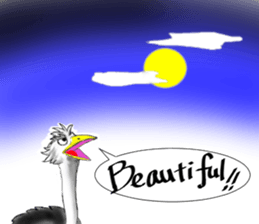 ostrich-Sticker2 sticker #5743120