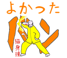 "Chi-kunn"The Tai chi cat(Cannon Style) sticker #5743294