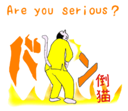 "Chi-kunn"The Tai chi cat(Cannon Style) sticker #5743299