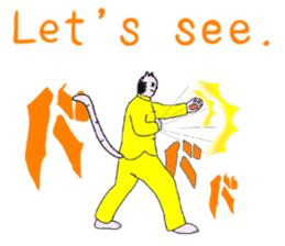 "Chi-kunn"The Tai chi cat(Cannon Style) sticker #5743301