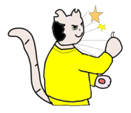 "Chi-kunn"The Tai chi cat(Cannon Style) sticker #5743309