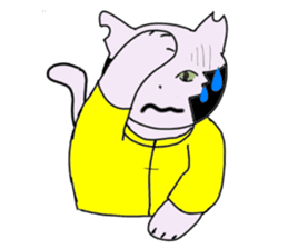 "Chi-kunn"The Tai chi cat(Cannon Style) sticker #5743314