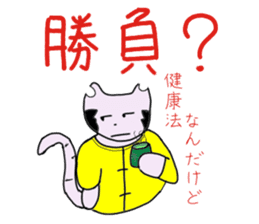"Chi-kunn"The Tai chi cat(Cannon Style) sticker #5743317