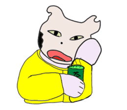 "Chi-kunn"The Tai chi cat(Cannon Style) sticker #5743323