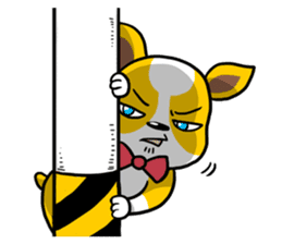 The yellow dog (world) sticker #5743645