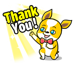 The yellow dog (world) sticker #5743646