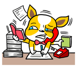 The yellow dog (world) sticker #5743648