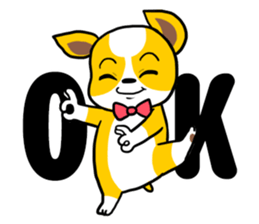 The yellow dog (world) sticker #5743651