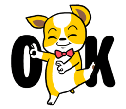 The yellow dog (world) sticker #5743651