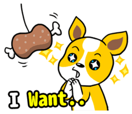 The yellow dog (world) sticker #5743653