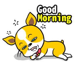 The yellow dog (world) sticker #5743657