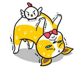 The yellow dog (world) sticker #5743658