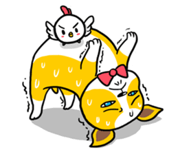 The yellow dog (world) sticker #5743658