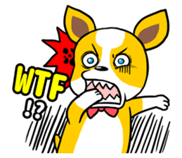 The yellow dog (world) sticker #5743659