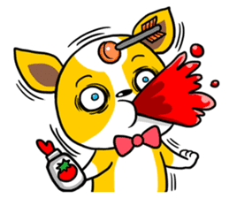 The yellow dog (world) sticker #5743662