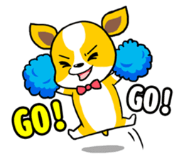 The yellow dog (world) sticker #5743666