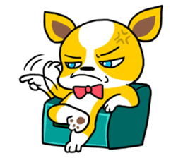 The yellow dog (world) sticker #5743669