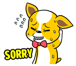 The yellow dog (world) sticker #5743670