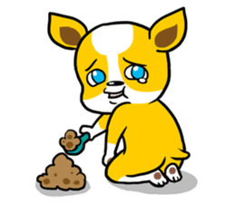 The yellow dog (world) sticker #5743677