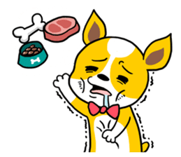 The yellow dog (world) sticker #5743678