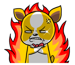 The yellow dog (world) sticker #5743680