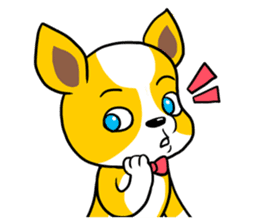 The yellow dog (world) sticker #5743681