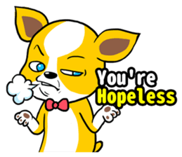 The yellow dog (world) sticker #5743682