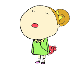 I am girl sticker #5743786