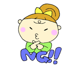 I am girl sticker #5743792