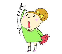 I am girl sticker #5743796