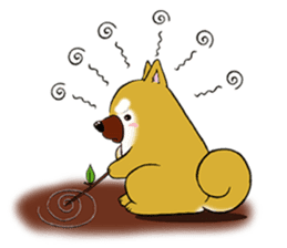 Shiba-Inu KOTAN 2 sticker #5744147