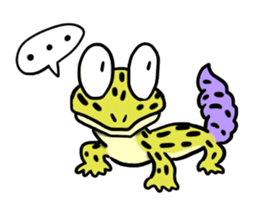 comical reptiles sticker #5744376