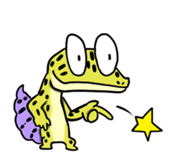 comical reptiles sticker #5744381