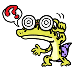 comical reptiles sticker #5744391