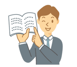 Gentle Suit Man For English sticker #5744964