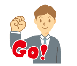 Gentle Suit Man For English sticker #5744974