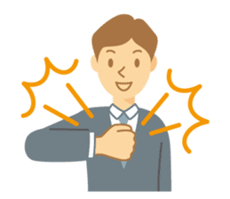 Gentle Suit Man For English sticker #5744978